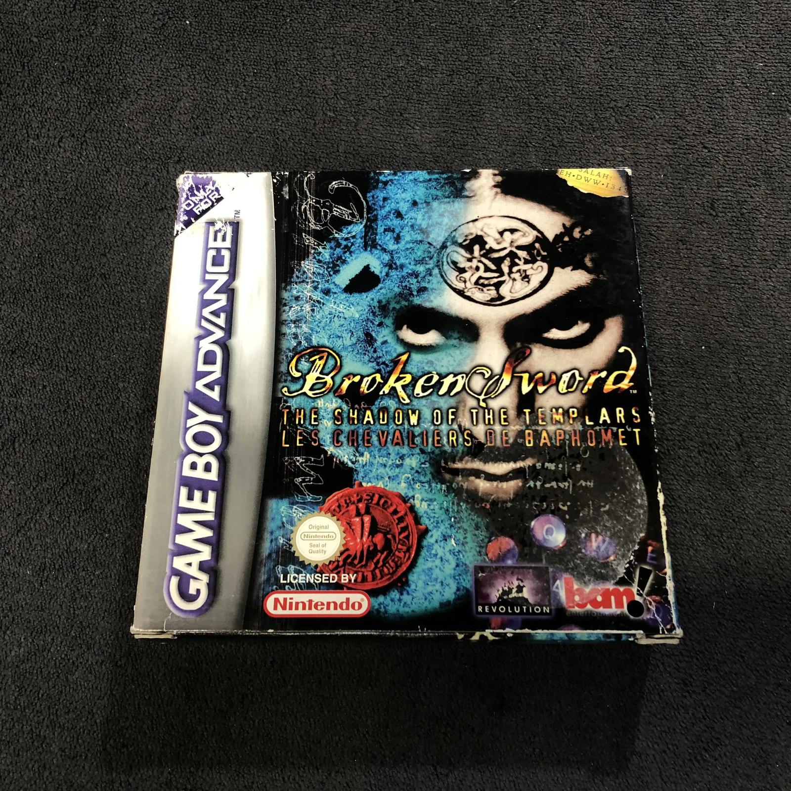 Nintendo Game Boy Advance Les Chevaliers De Baphomet FAH Bon état