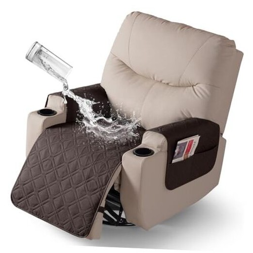 Recliner Chair Covers 100% Waterproof Seat Cover with Arm Reclining Cover Non