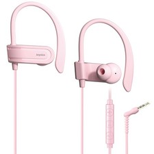 Wired Over Ear Earbuds with Microphone Volume Control Ear Hook and Case, Swea...