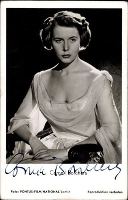 Ak Schauspielerin Cornell Borchers, Portrait, Autogramm - 3949995