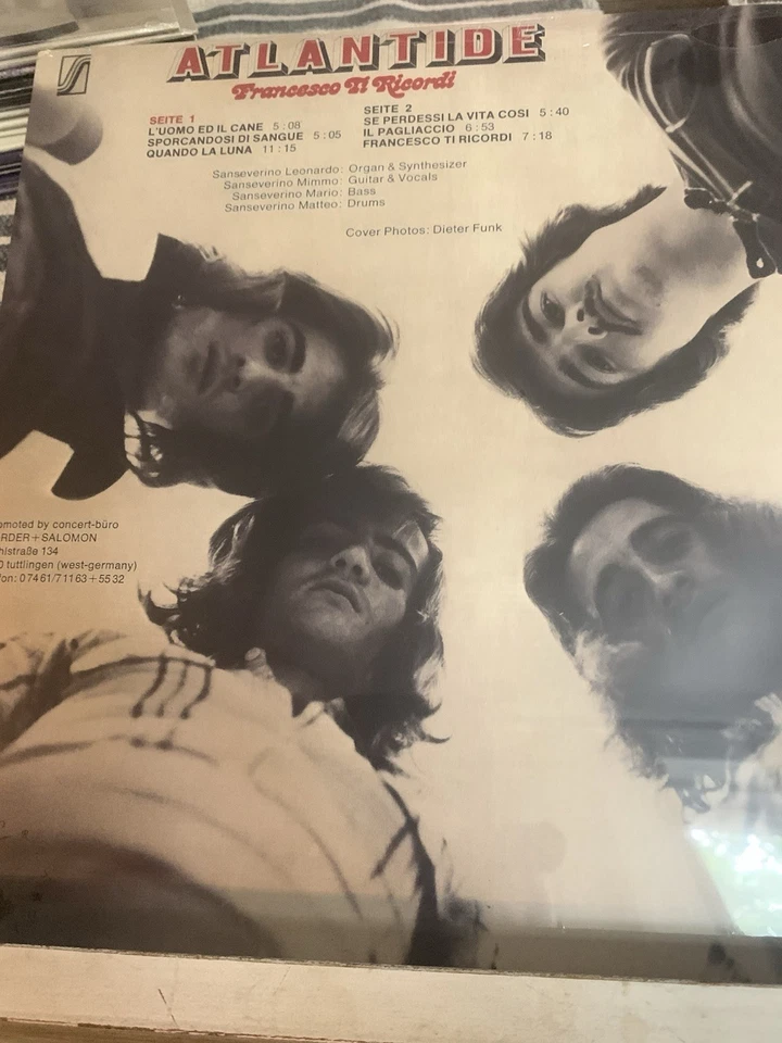 ATLANTIDE FRANCESCO TI RICORDI PROG PSYCH HARD ROCK ITALY REISSUE SS Foto 2 de 2