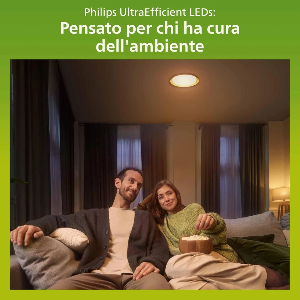 Philips LED Lampadina Goccia Vetro Smerigliato Classe A, 60W, E27, Luce Bianca F - Immagine 4 di 4