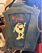 Vintage 1976 Hippie Denim Vest Maverick