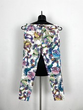 Archive Just Cavalli Women  s Shell Pattern Skinny Pants Size 24 Italy Designer