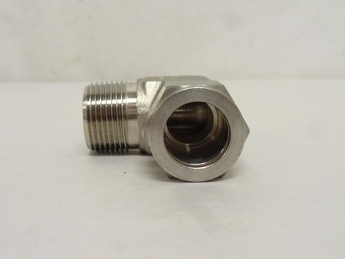 186994 New-No Box; Swagelok SS-810-2-8RT Air Elbow SS-316 90Deg 1/2"Tube 1/2MNPT - Picture 5 of 5