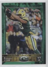 2015 Topps Chrome Green Refractor Randall Cobb #34 0b3