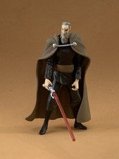 COUNT DOOKU CLONE WARS WITH LIGHTSABER 3.75 INCH STAR WARS FIGUR REF D8072