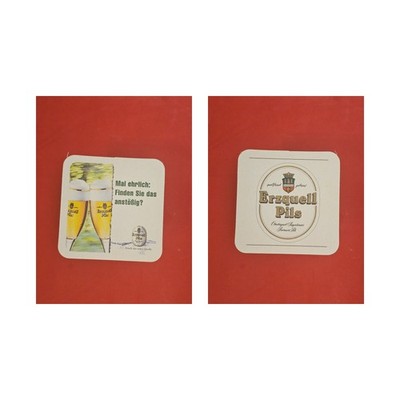 Erzquell Let's be honest: Do you find this offensive? brewery beer mat beer