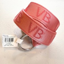 Vera Bradley Lanyard, Pink Tropical Fabric/Metal 28561-V77 Logo NWT