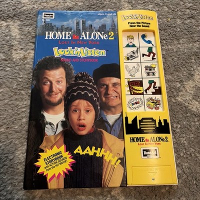 1992 Home Alone 2 Lost in New York Look'n Listen Sound Storybook Rose Art Works