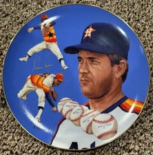 NOLAN RYAN HOUSTON ASTROS Hackett Hand Signed PLATE Limited ED New BASEBALL