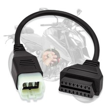 Amhtdol Obd2 Adapter Fit For Ktm 6 Pin To 16pin Motorcycle Diagnostic...