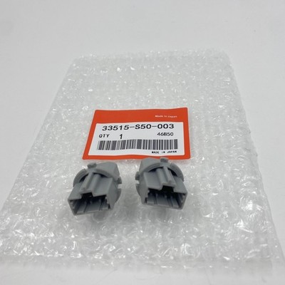 2pcs Brake Tail Lamp Rear Light Socket Holder for Honda Accord Civic Fit Odyssey