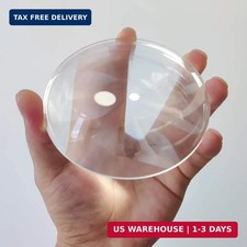 100mm 3.94" Fresnel Lens, 100mm 4" Focal Length PMMA, Shatterproof Magnifier