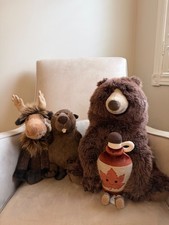Guaranteed Authentic Jellycat Bundle Beaver, Moose, Bear, Maple Syrup- NWT