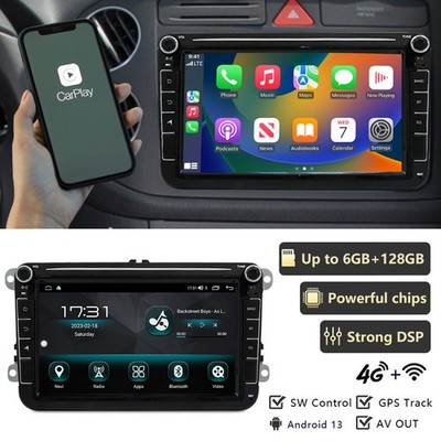 For VW Golf MK5 MK6 Jetta Scirocco Android Carplay Car Stereo Radio GPS NAVI BT
