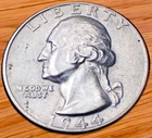 1944 Washington Quarter (F)