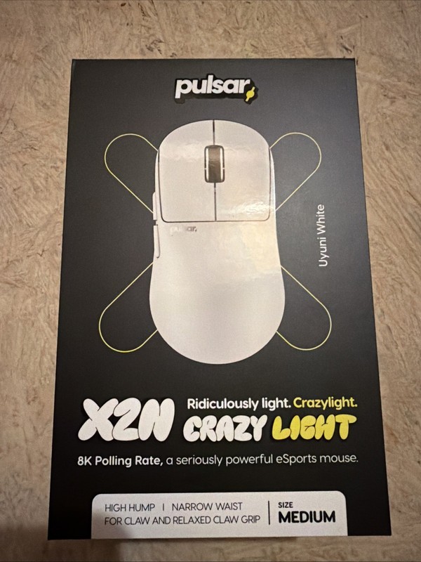 Pulsar X2N Medium Wireless Gaming Mouse - White