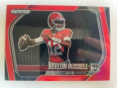 2025 Panini Prizm Black - Keelon Russell #181 Red Prizm /299