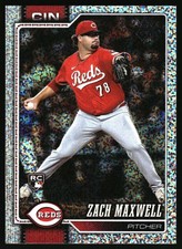 Zach Maxwell 2026 Celebration Confetti #143 RC Rookie Reds 