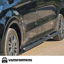 Volkswagen Transporter 2003-2015 Black Side Bars Short Wheel Base SWB T5 T5.1
