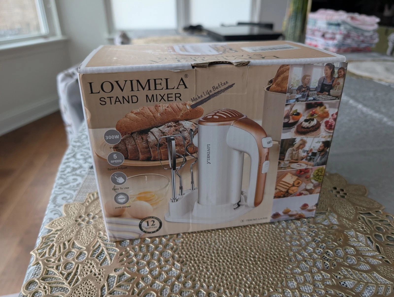 Lovimela Stand Mixer Electric 300w 5-speed lightweight powerful handheld
Opens in a new window or ta