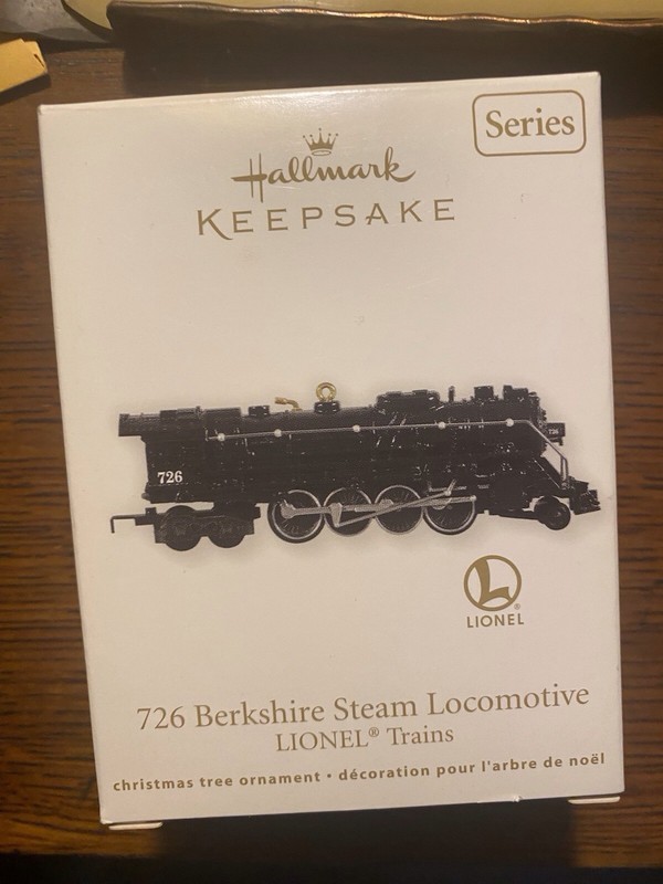 Hallmark Keepsake ornament 726 Berkshire Steam Locomotive Lionel trains