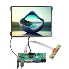 H/D DVI VGA AUDIO Board and 10.4 Inch 1024x768 1000nit LVDS Interface LCD Screen