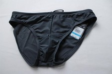 Speedo Men's PowerFlex Eco Solar Swimsuit Brief AP2 Charcoal/Black Size: 36 NWT