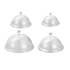 Cloche à Gâteau En Acrylique PC Résistant à La Chaleur, Couvercle pour