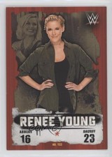 2016 Topps WWE Slam Attax Takeover Renee Young #153 6x6