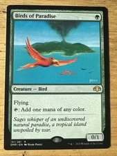 Birds of Paradise Dominaria Remastered Mtg Magic The Gathering Card
