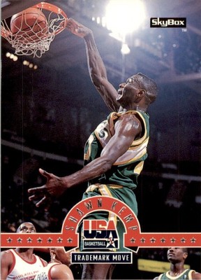 1994 SkyBox USA Prototype Shawn Kemp USA