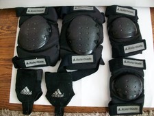 Rollerblade Skate Smart Full Pad Set ADULT Med.- Knee, Elbow, Wrist Pads-Adidas