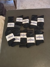 Bombas 10 Pairs Men's All-Purpose Calf Socks, Size Large 10-13 