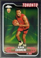2024-25 Topps Basketball Chrome Ulrich Chomche #191 RC Toronto Raptors