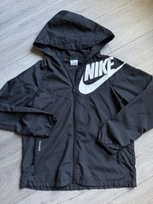Youth Nike Black Packable Windbreaker Full zip Jacket- Size large