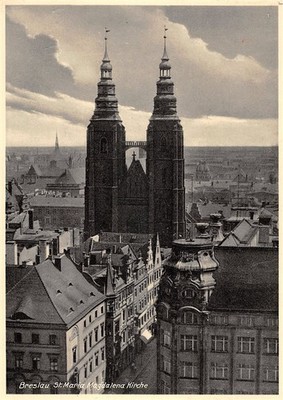 792093) AK St. Maria Magdalena Kirche Breslau Schlesien 