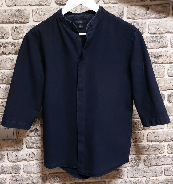 Women COS Shirt Navy S