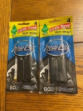 2 Little Trees Vent Wrap New Car Scent Air Freshener for Car & Home - 4 Packs!
