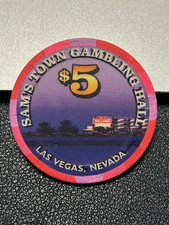 5 SAMS TOWN WINNERS CASINO CHIP POKER CHIP LAS VEGAS NEVADA GAMBLING TOKEN