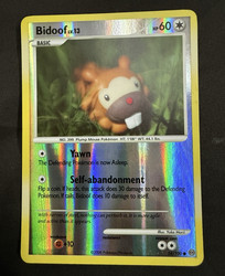 Bidoof 50/100 Stormfront Reverse Holo