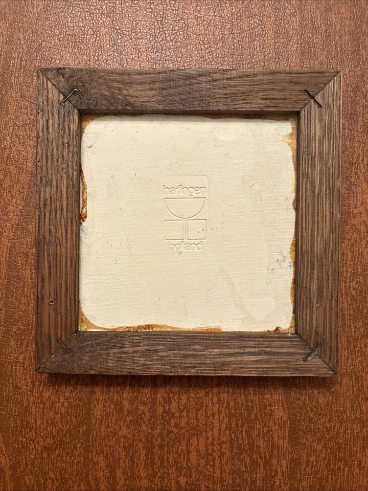 Vintage Harlingen Holland Tile, Windmill - Image 2 of 2