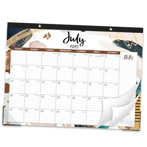 2025-2026 Desk Calendar - 18 Months Large 14.6" x 11.5" Desk Calendar 2025-2026