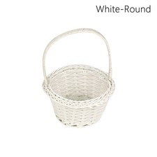 Image of Rattan Woven Storage Baskets For Plant Home Wedding