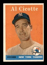 1958 Topps #382 Al Cicotte   EX+ X2697664