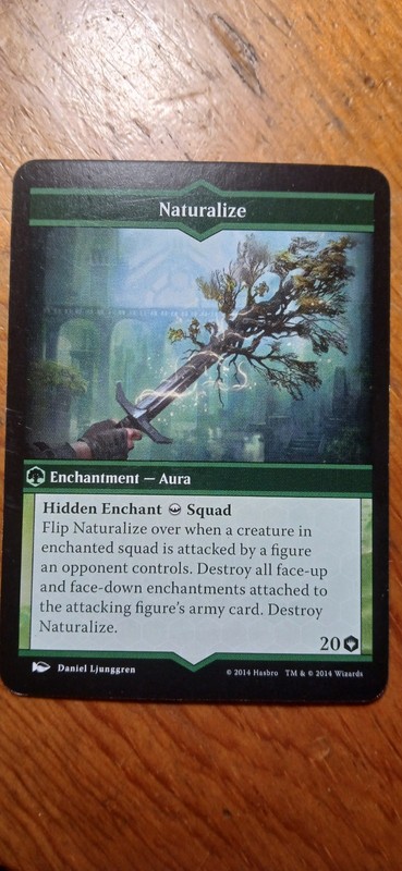 MTG: Arena of the Planeswalker  Replacement Spell Card - Naturalize