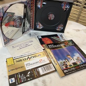 Sega Saturn - Evangelion 2nd Impression -Japan Edition W/Spine-GS-9129-US SELLER