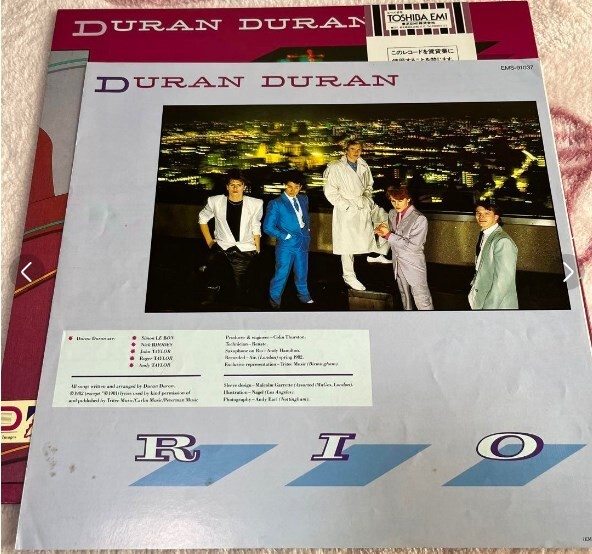 DURAN DURAN - RIO JAPAN VINYL LP OBI EMS-91037 f/s | eBay