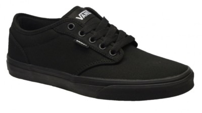 Vans Atwood Unisex Kinder Low-Top Sneaker Schwarz Canvas